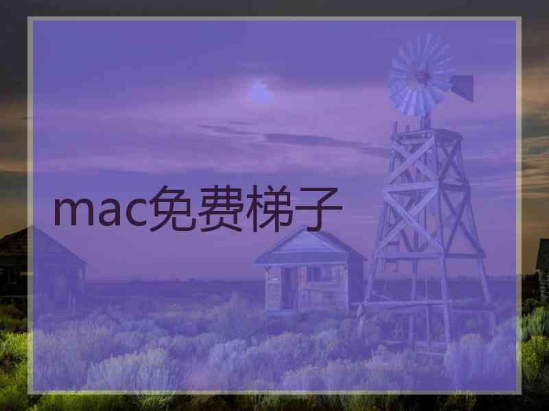 mac免费梯子