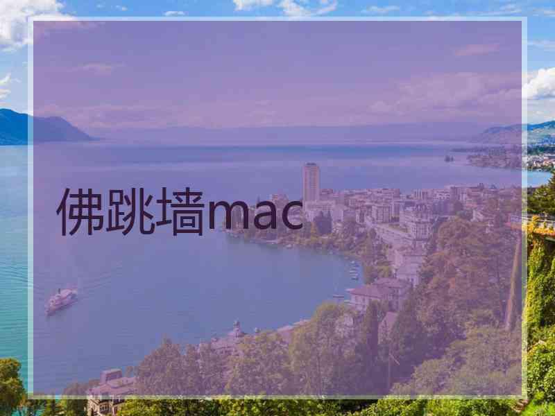 佛跳墙mac