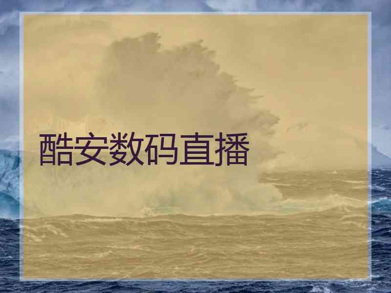 酷安数码直播