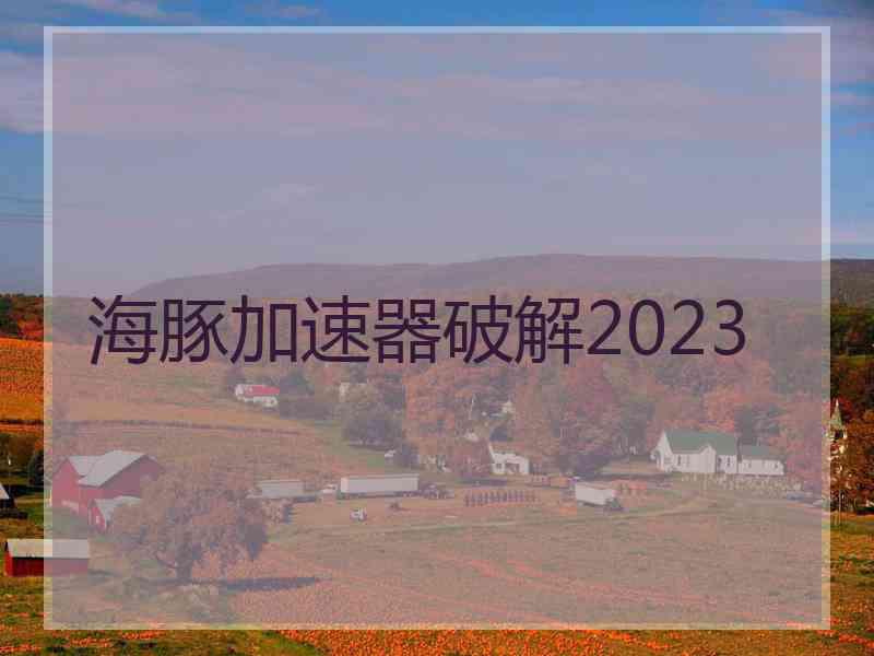 海豚加速器破解2023