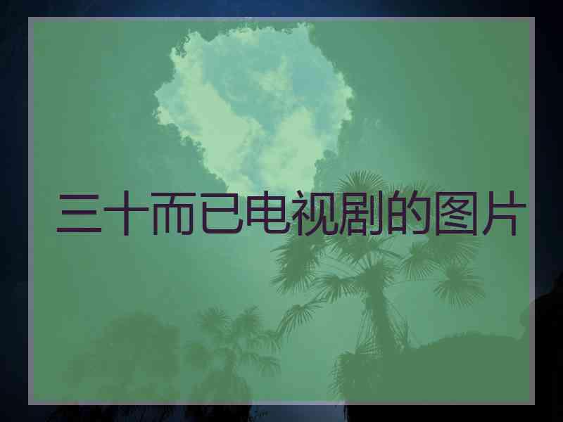 三十而已电视剧的图片