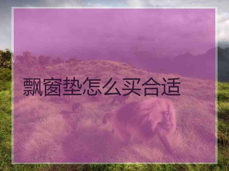 飘窗垫怎么买合适
