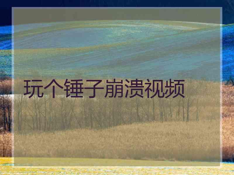 玩个锤子崩溃视频