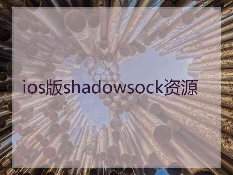 ios版shadowsock资源
