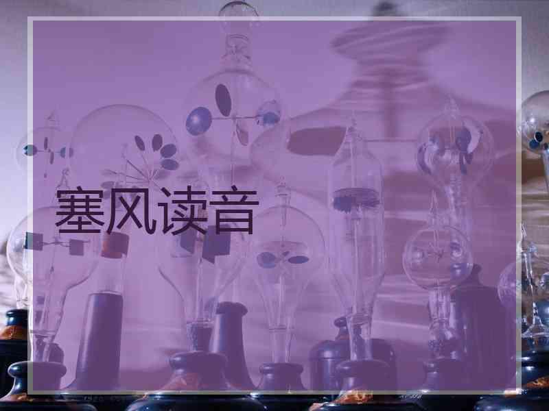 塞风读音
