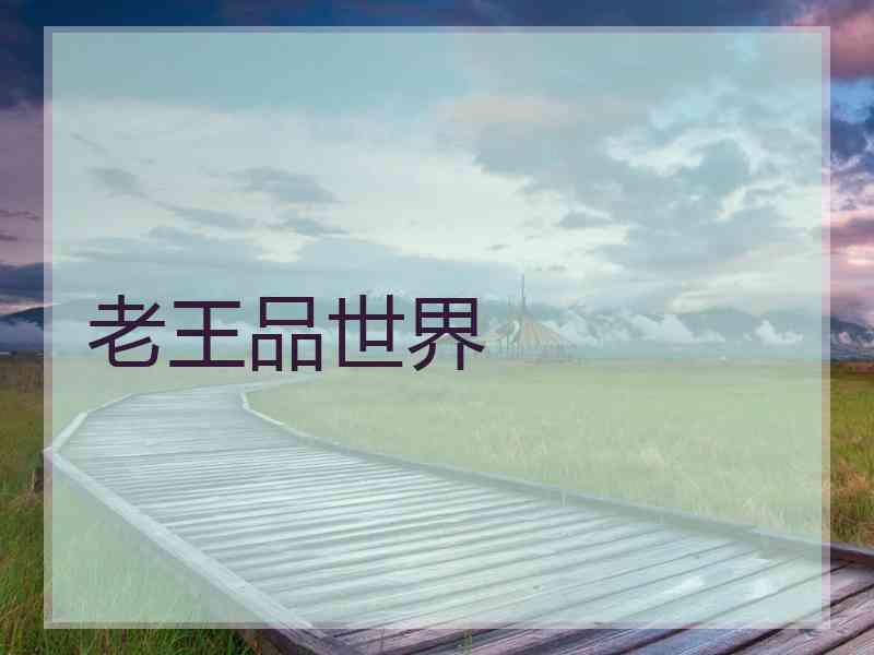 老王品世界