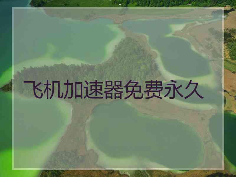 飞机加速器免费永久