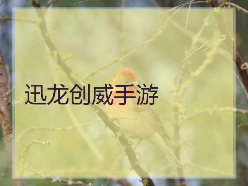 迅龙创威手游