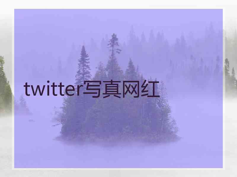 twitter写真网红
