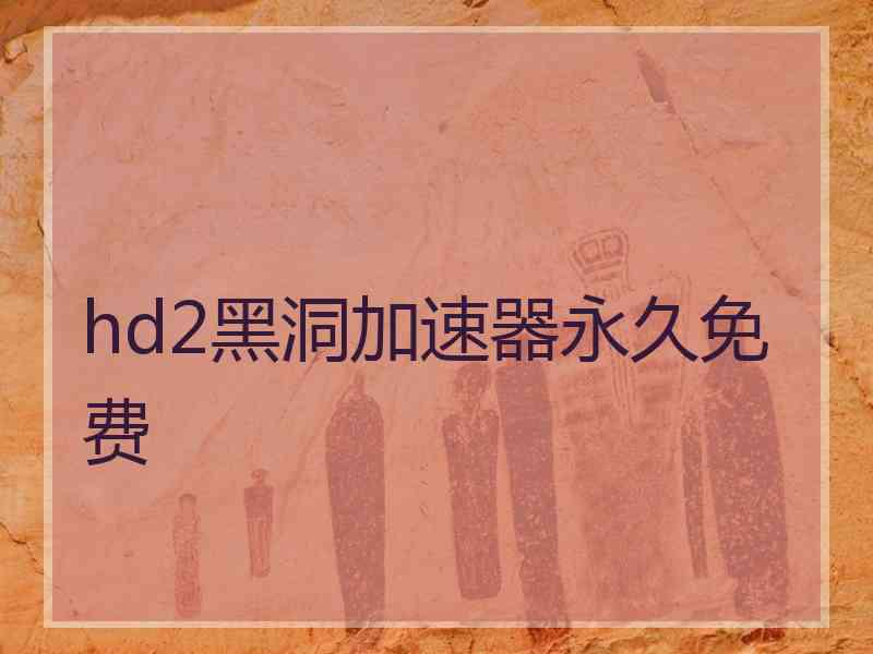 hd2黑洞加速器永久免费
