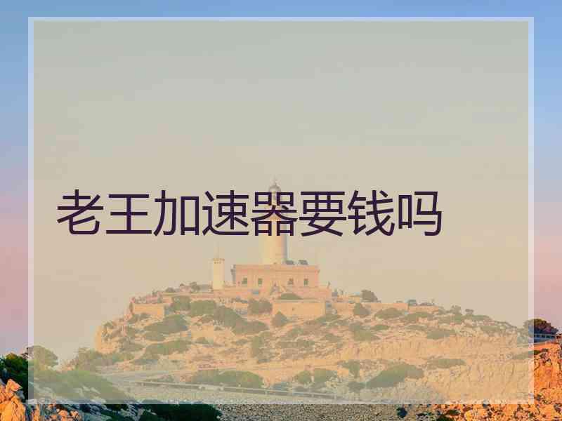 老王加速器要钱吗