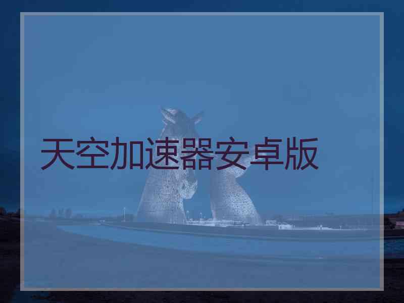 天空加速器安卓版