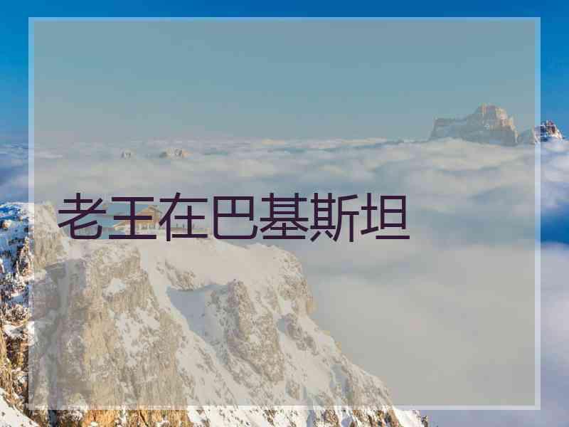 老王在巴基斯坦