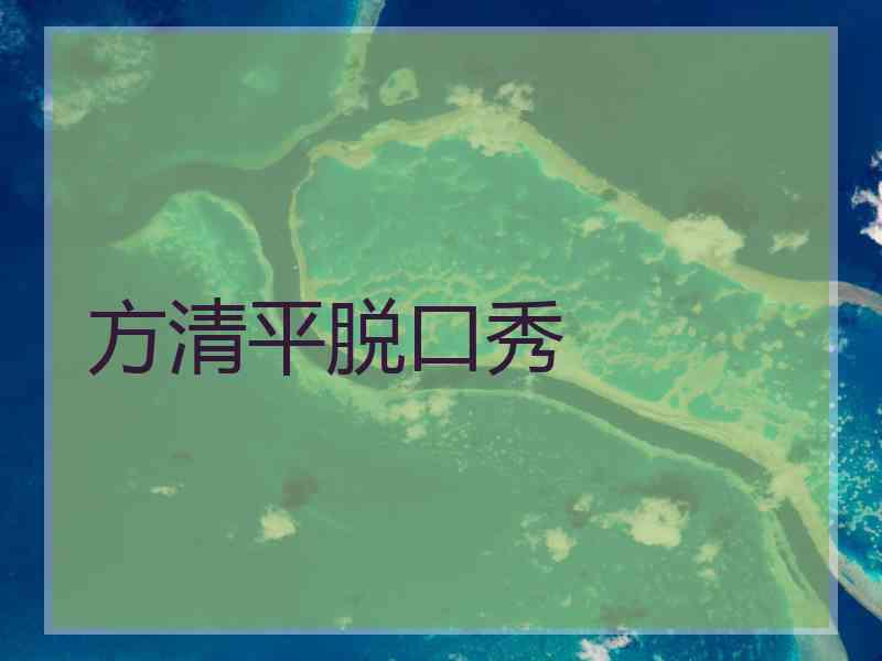 方清平脱口秀