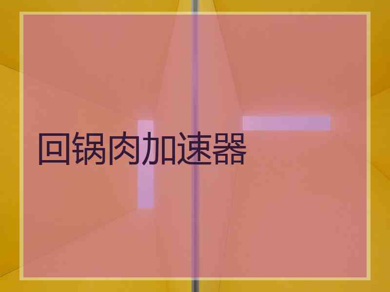 回锅肉加速器