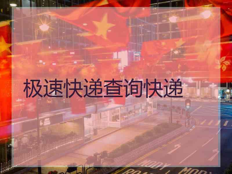 极速快递查询快递