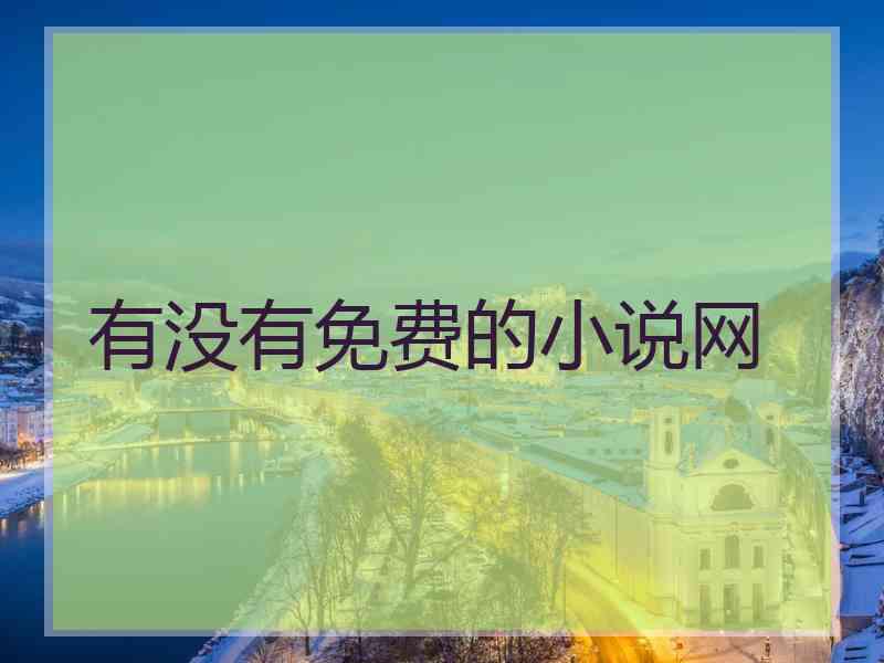 有没有免费的小说网