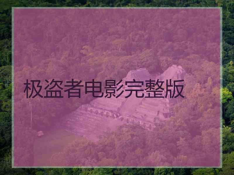 极盗者电影完整版