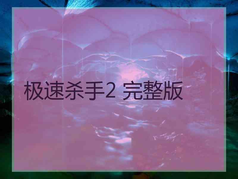 极速杀手2 完整版