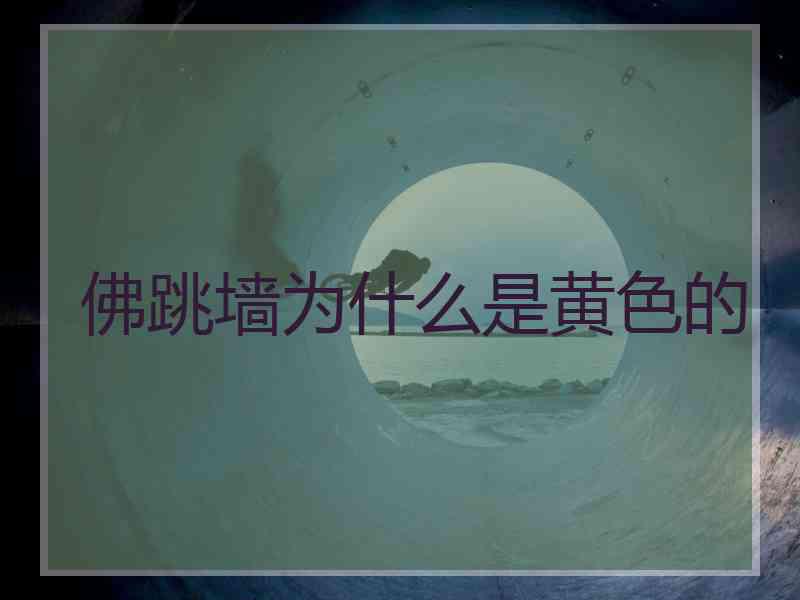 佛跳墙为什么是黄色的