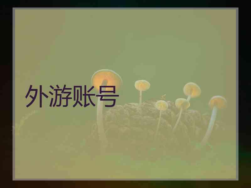 外游账号