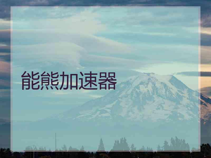能熊加速器
