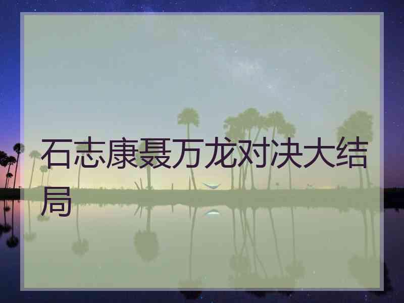 石志康聂万龙对决大结局