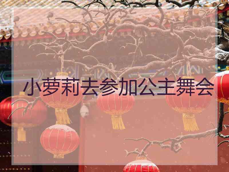 小萝莉去参加公主舞会