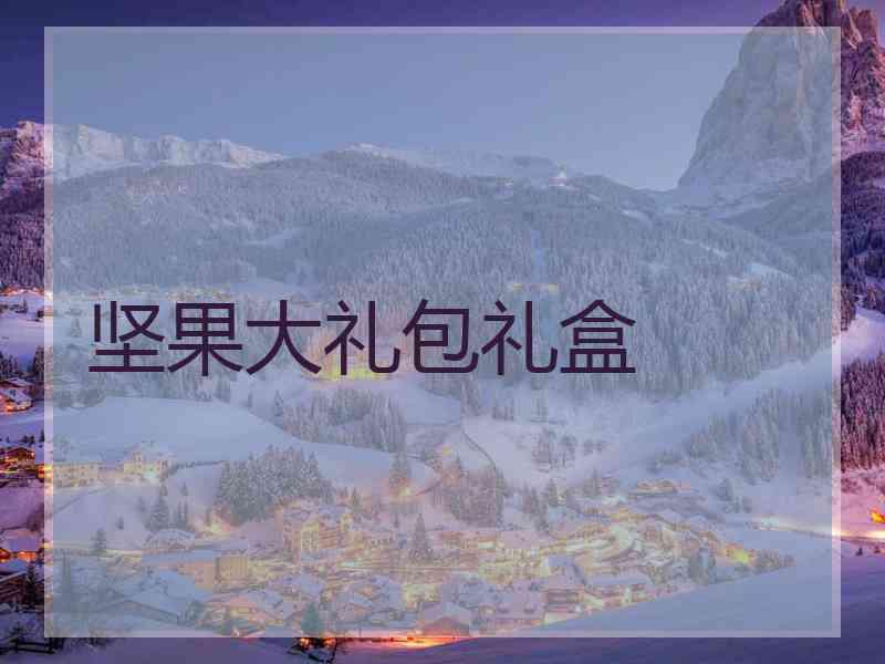 坚果大礼包礼盒