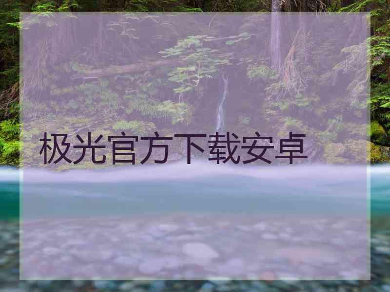 极光官方下载安卓