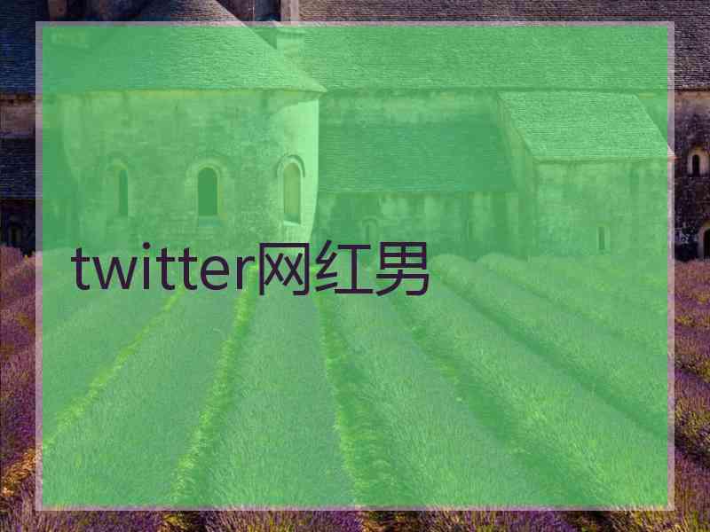 twitter网红男