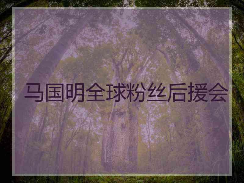 马国明全球粉丝后援会