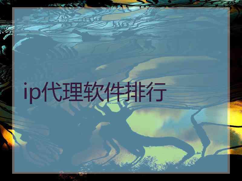 ip代理软件排行