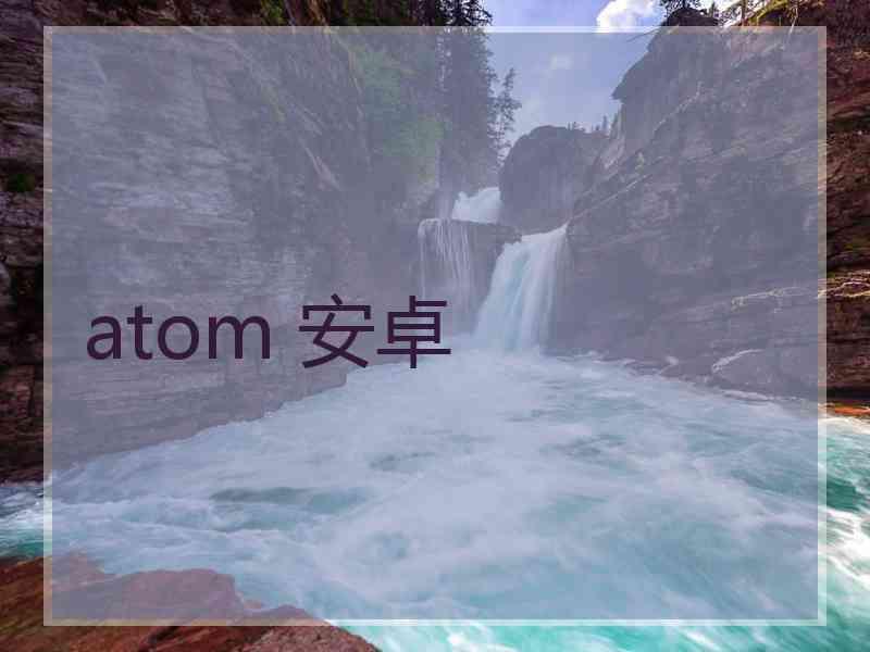 atom 安卓