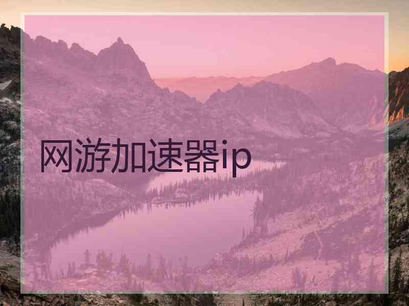 网游加速器ip