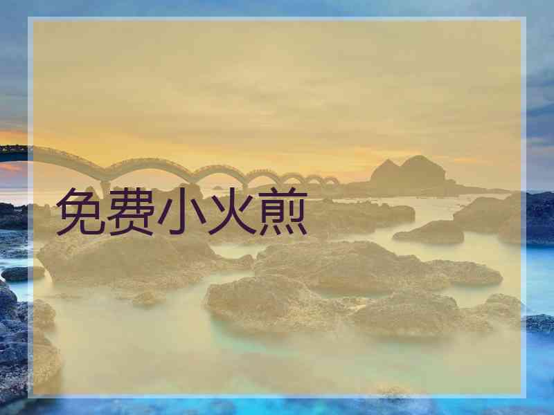 免费小火煎