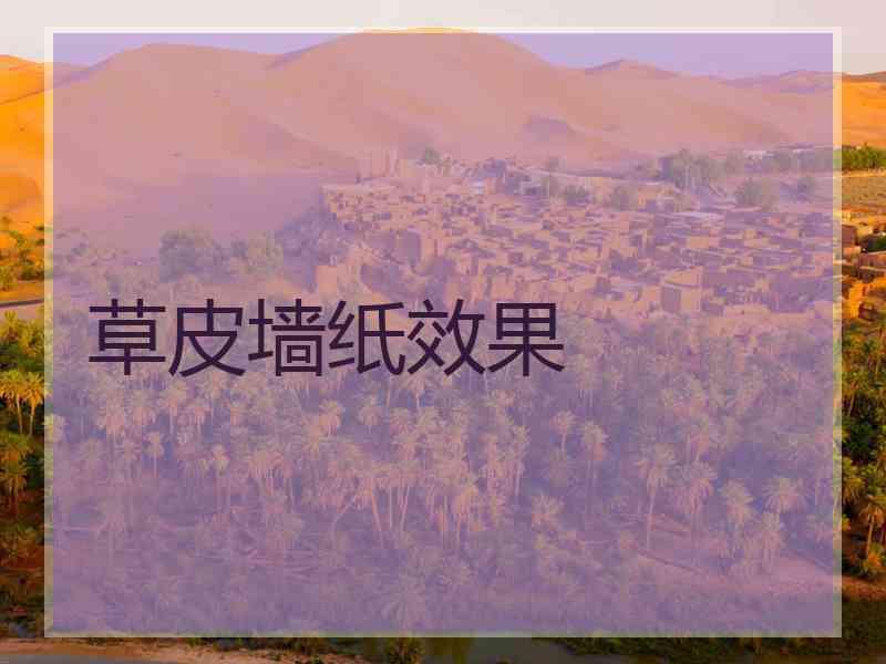 草皮墙纸效果