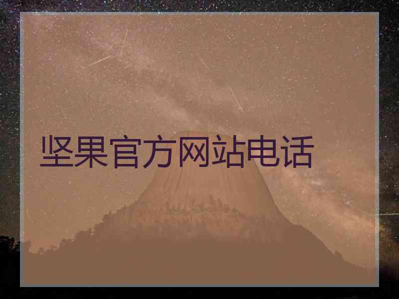 坚果官方网站电话
