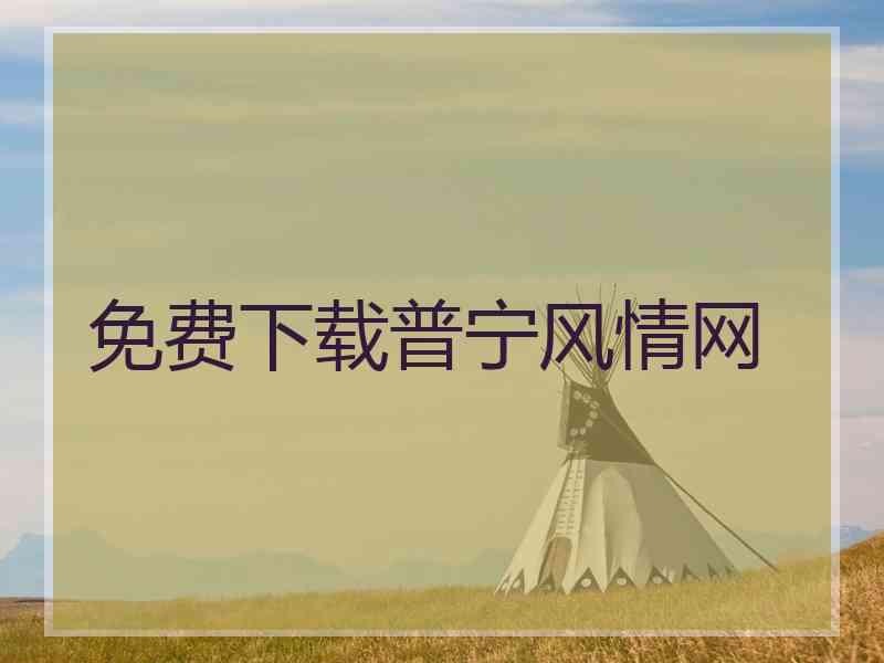 免费下载普宁风情网
