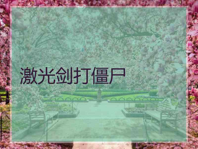 激光剑打僵尸
