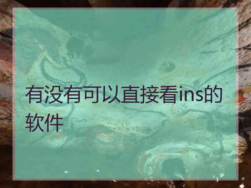 有没有可以直接看ins的软件