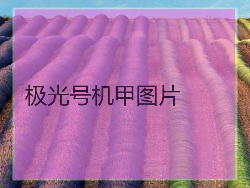 极光号机甲图片