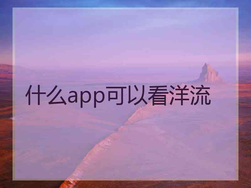 什么app可以看洋流