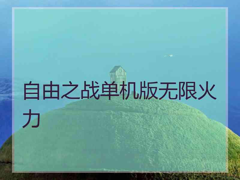 自由之战单机版无限火力