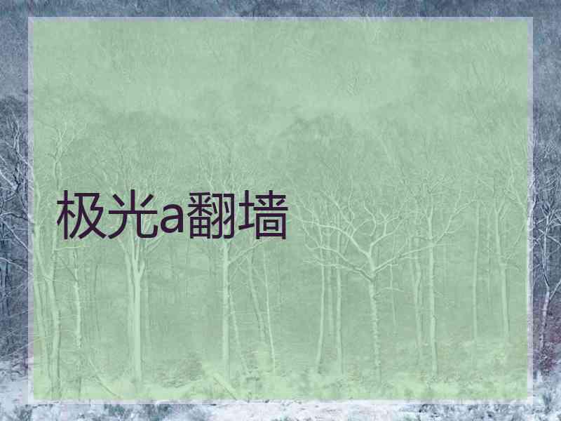 极光a翻墙