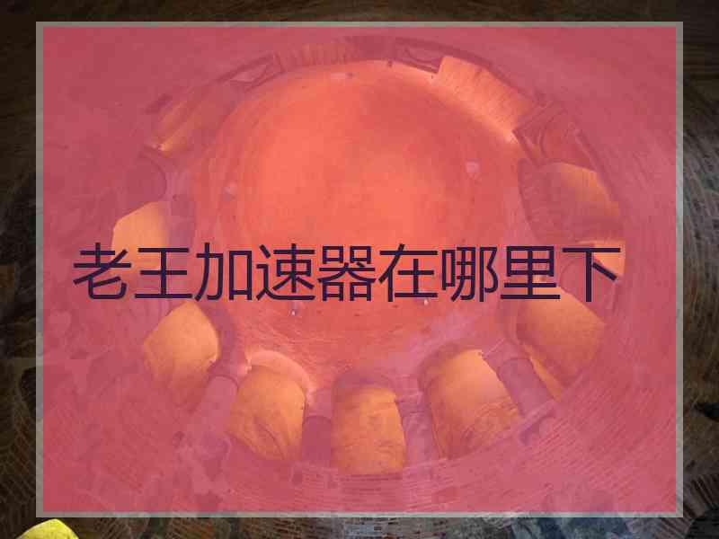 老王加速器在哪里下