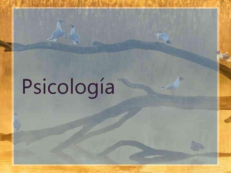 Psicología