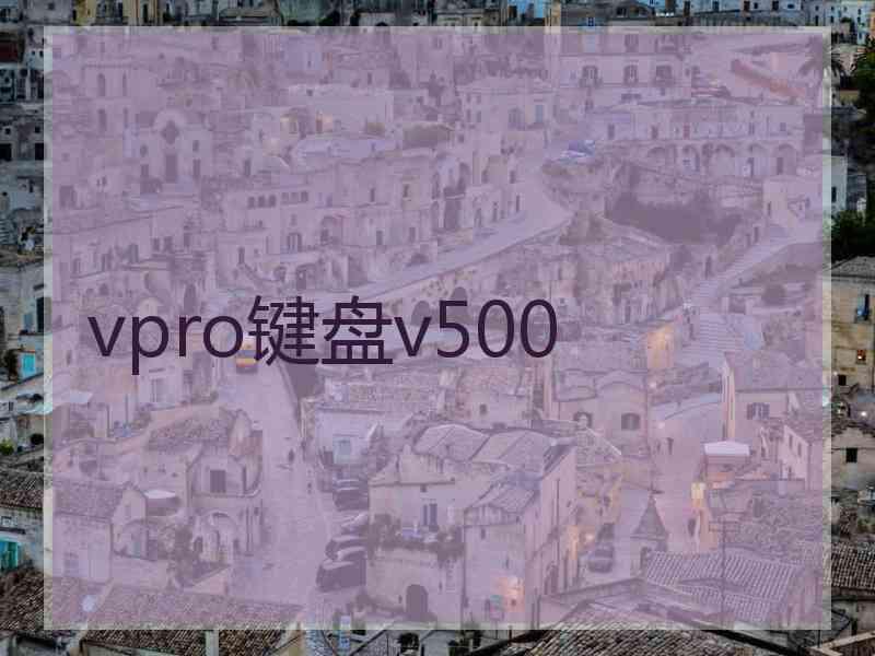 vpro键盘v500