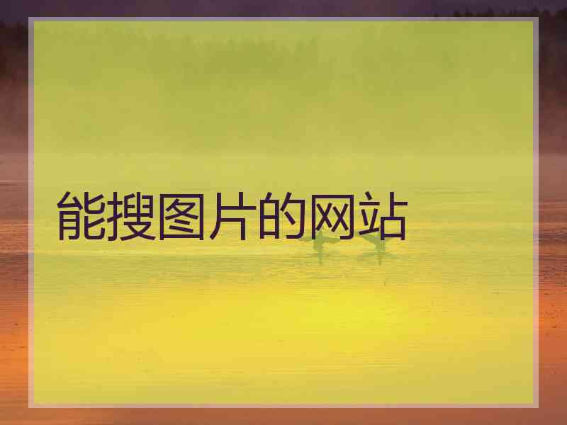 能搜图片的网站