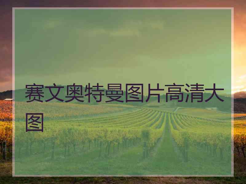 赛文奥特曼图片高清大图